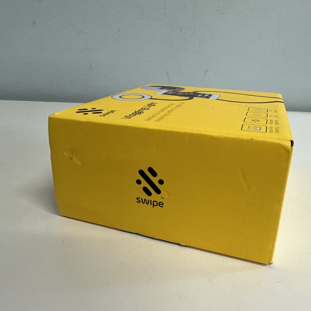 Swipe Vlogging Light USB Powered LED Adjustable brightness Hands Free Box Sealed