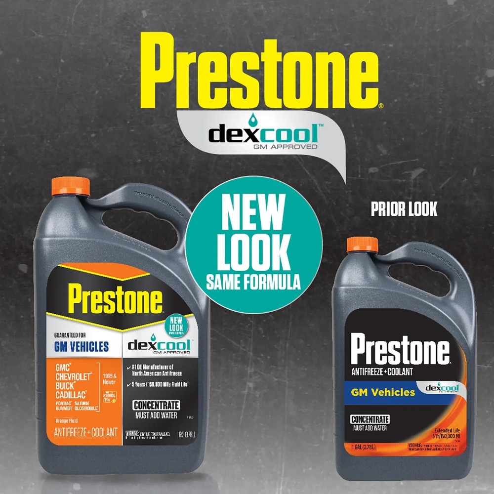 Prestone Dex-Cool Anitfreeze/Coolant Concentrate, 3 pack