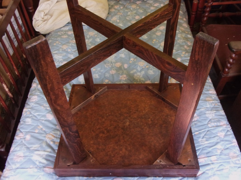 Vintage Hand Crafted MCM Pegged Solid Rosewood Backgammon Table Don Shoemaker