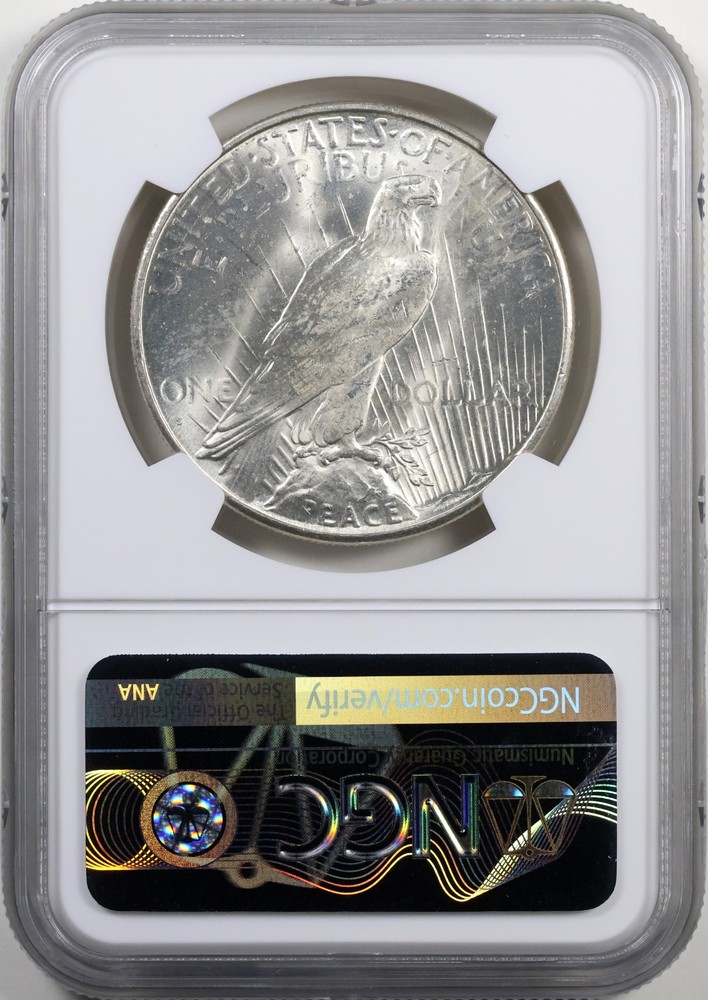 1926-S Peace Dollar NGC MS63 90% Silver MS 63