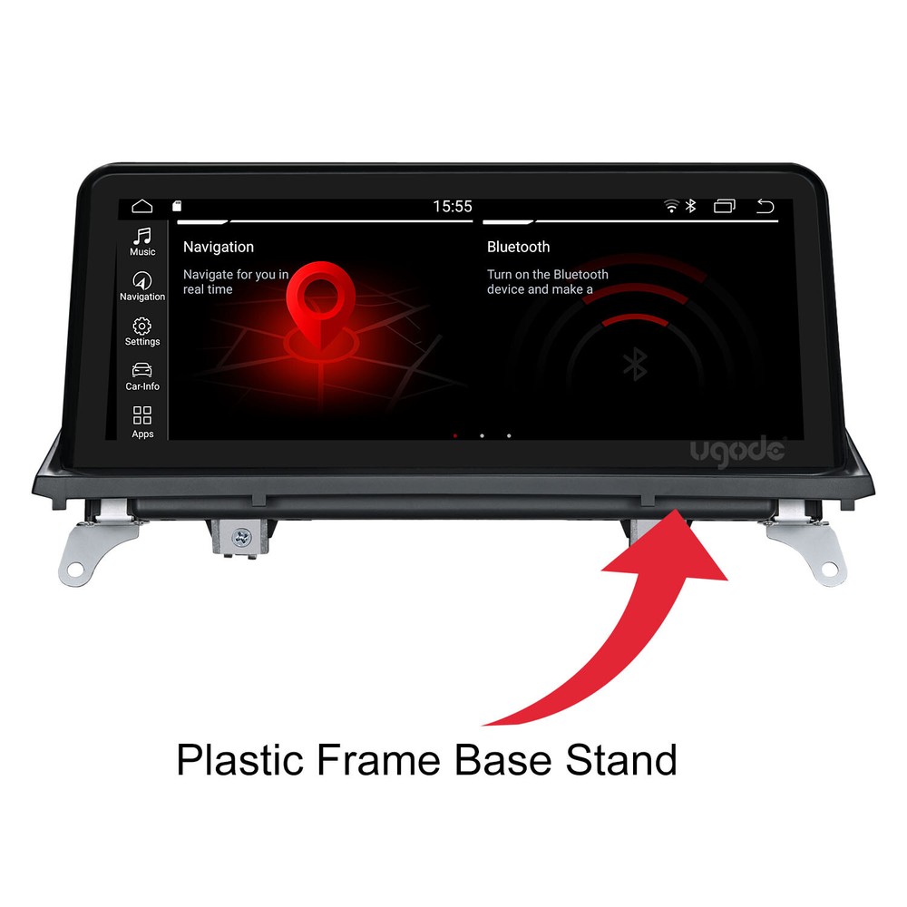 Ugode Plastic Frame Base Stand Bracket for 10.25inch BMW X5 E70 X6 E71