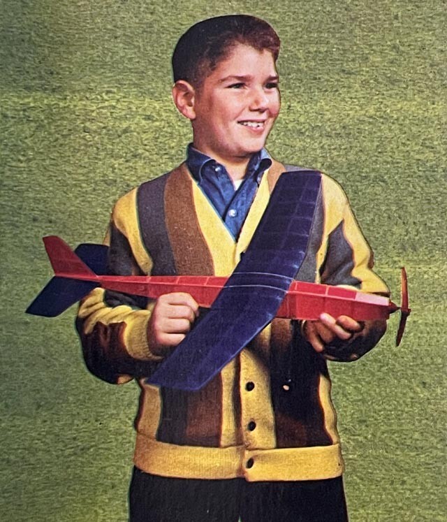 Comet Model Airplane Plans (FF): Cloud Buster 22" Cabin Model Rubber-Powered
