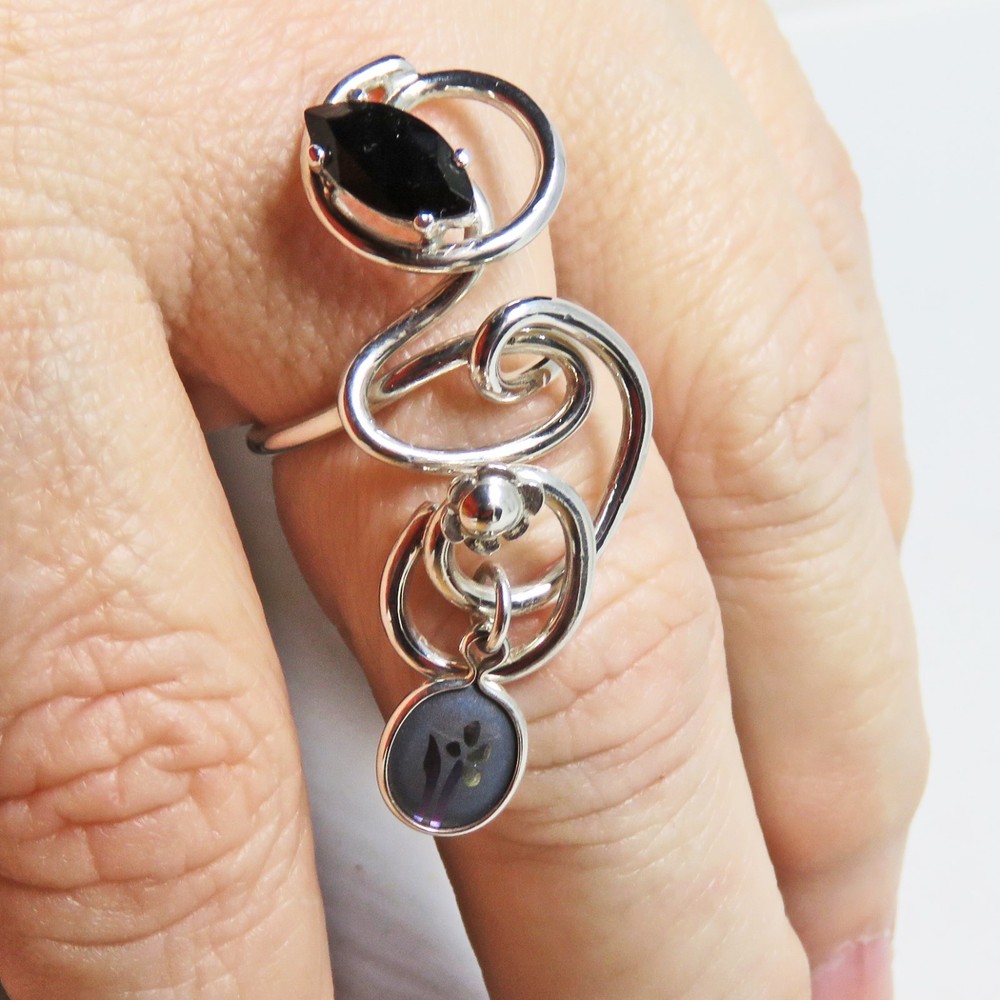 Unique Sterling Silver Hand Crafted Upcycled Flexi-Ring By SoniaMcD