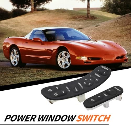 Driver&Passenger Side Door Window Lock Control Switch Compatible with 1997