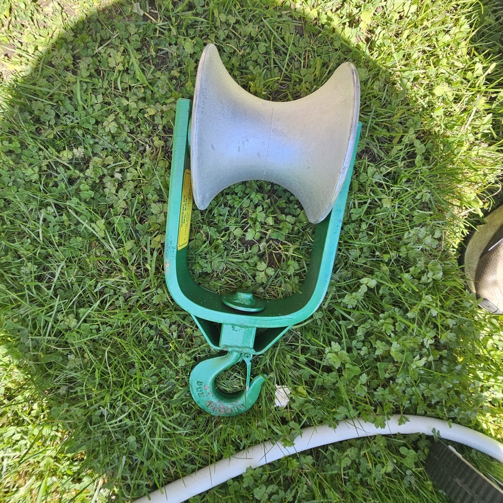 Greenlee 650 Cable Puller Sheave Hook - 6 inch never used