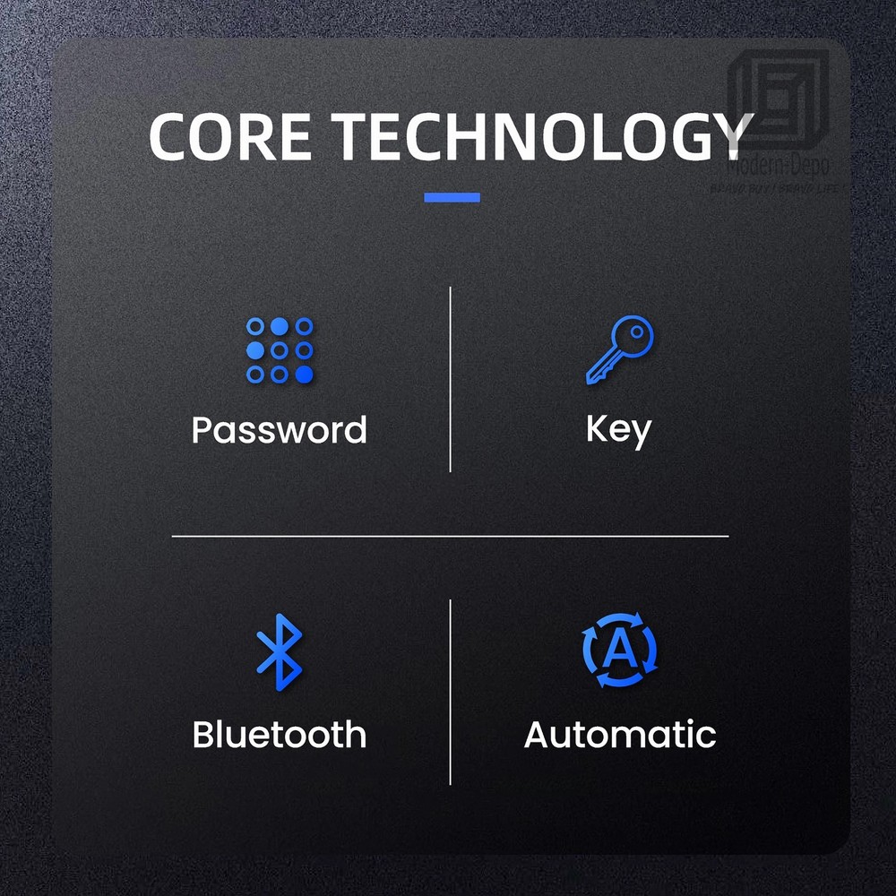 Smart Door Lock with Bluetooth&Key, Keyless Entry Door Deadbolt with APP Control