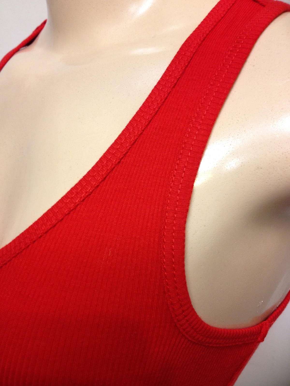 (Ambiance) Ribbed Racer Back Tank Top Long Basic Muscle Shirt Junior & Plus Size