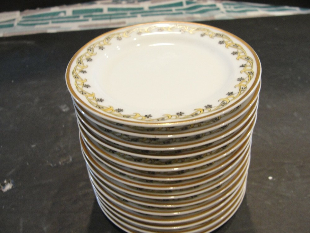 HAVILAND LIMOGES SCHLEIGER 101  12 COASTER 4"