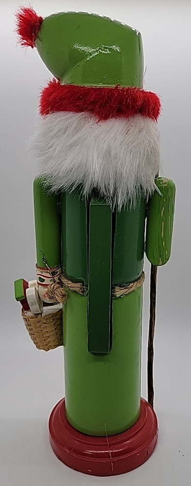 Santa Nut Cracker Green