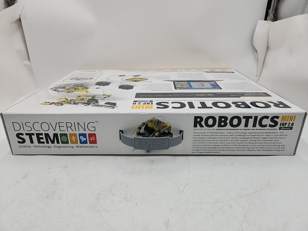 NEW Engino STEM Build and Program Your Own Robot with Bluetooth, Mini ERP