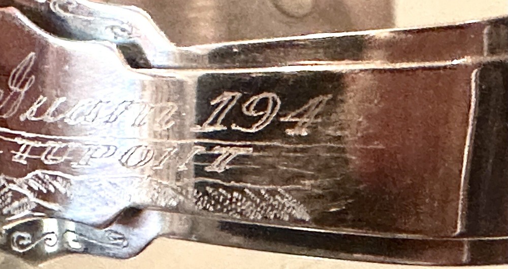 WW2 1945 South West New Guinea Military Army Aluminum Trench Bracelet Watch Band