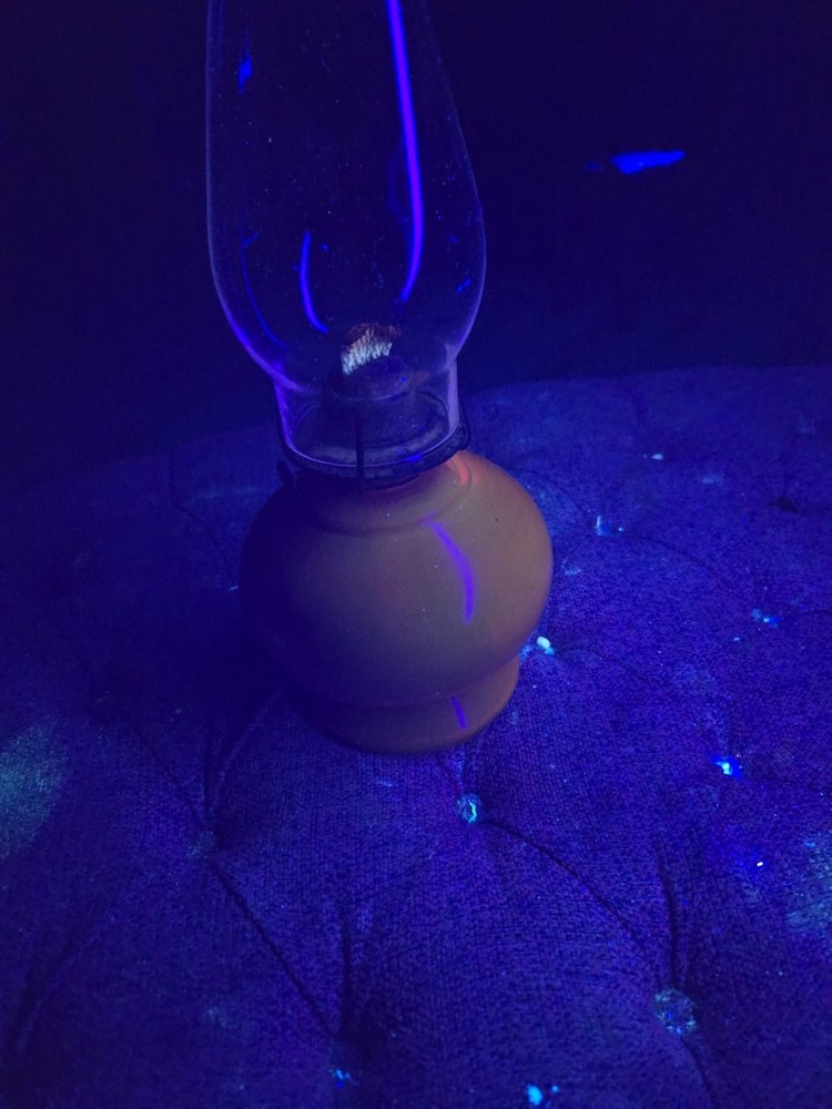 Vintage Cadmium Kerosene Lantern