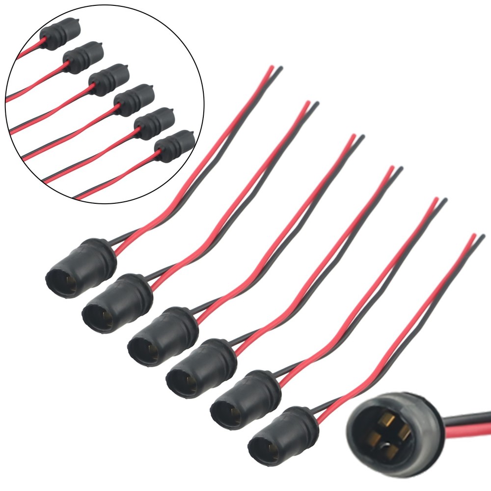 Connector Holder 10mm Led 10pcs Base Extension Car Light Bulb Rubber Socket