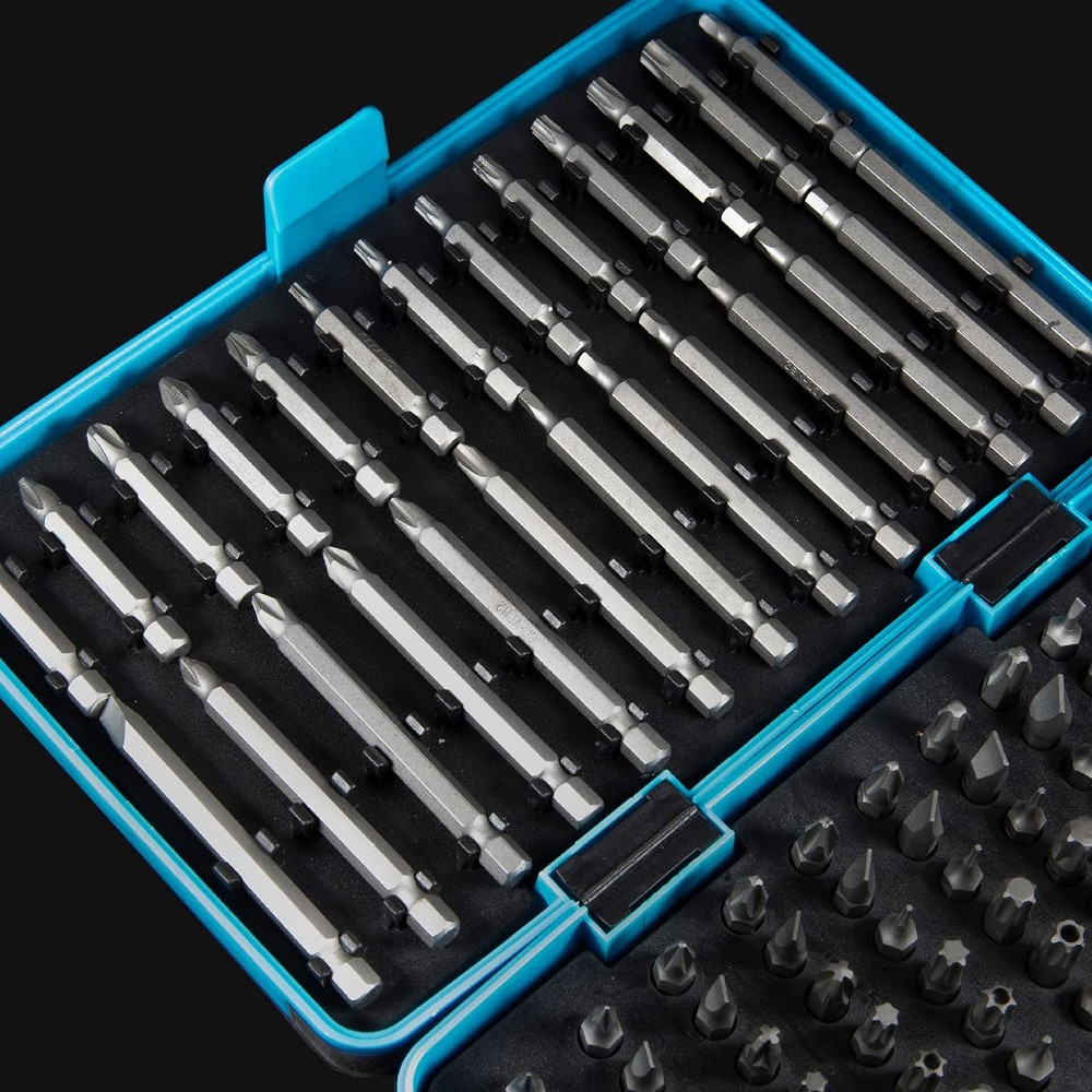 148-Piece Screwdriver Bit Set Hex Tamper Phillips Torx Flat Head Phillips wit...