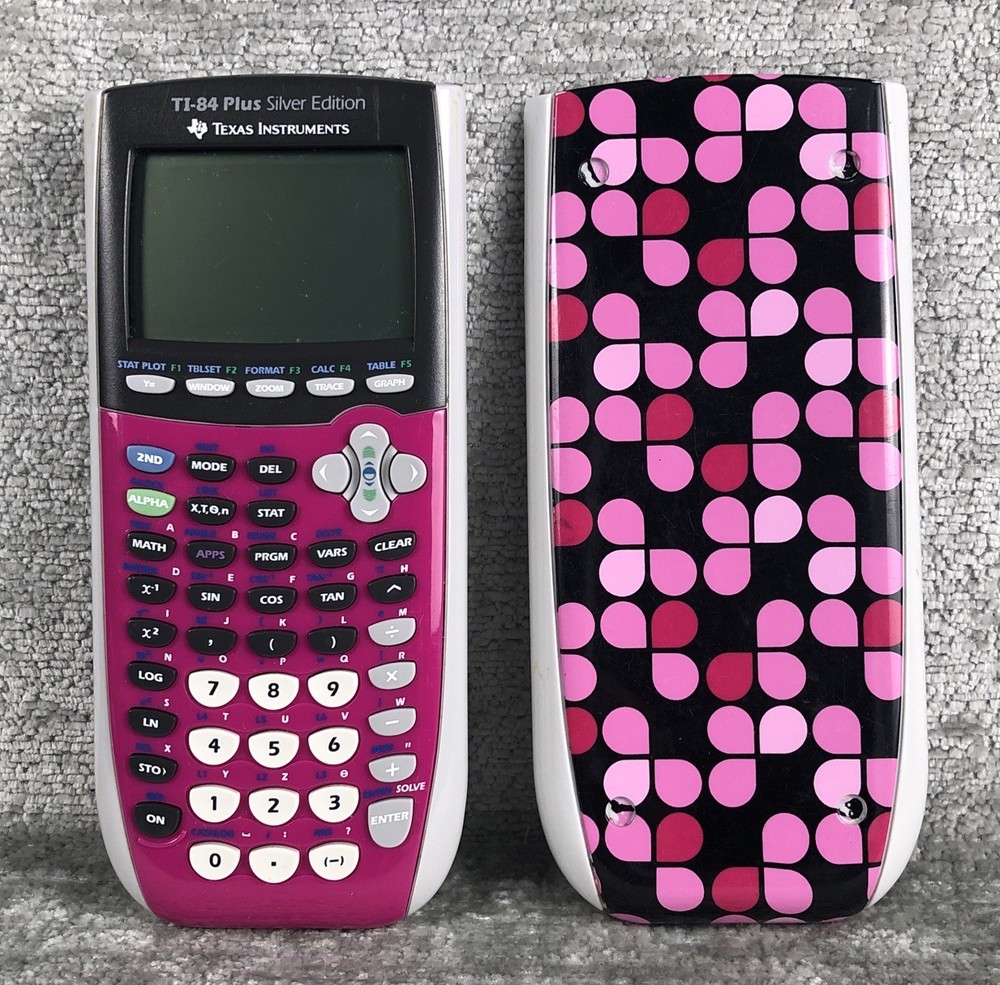 Texas Instruments TI-84 Plus  Silver Edition Graphing Calculator - Pink
