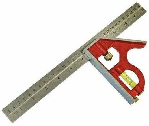 BAHCO CS300 12" / 300mm COMBINATION SQUARE WITH SCRIBER