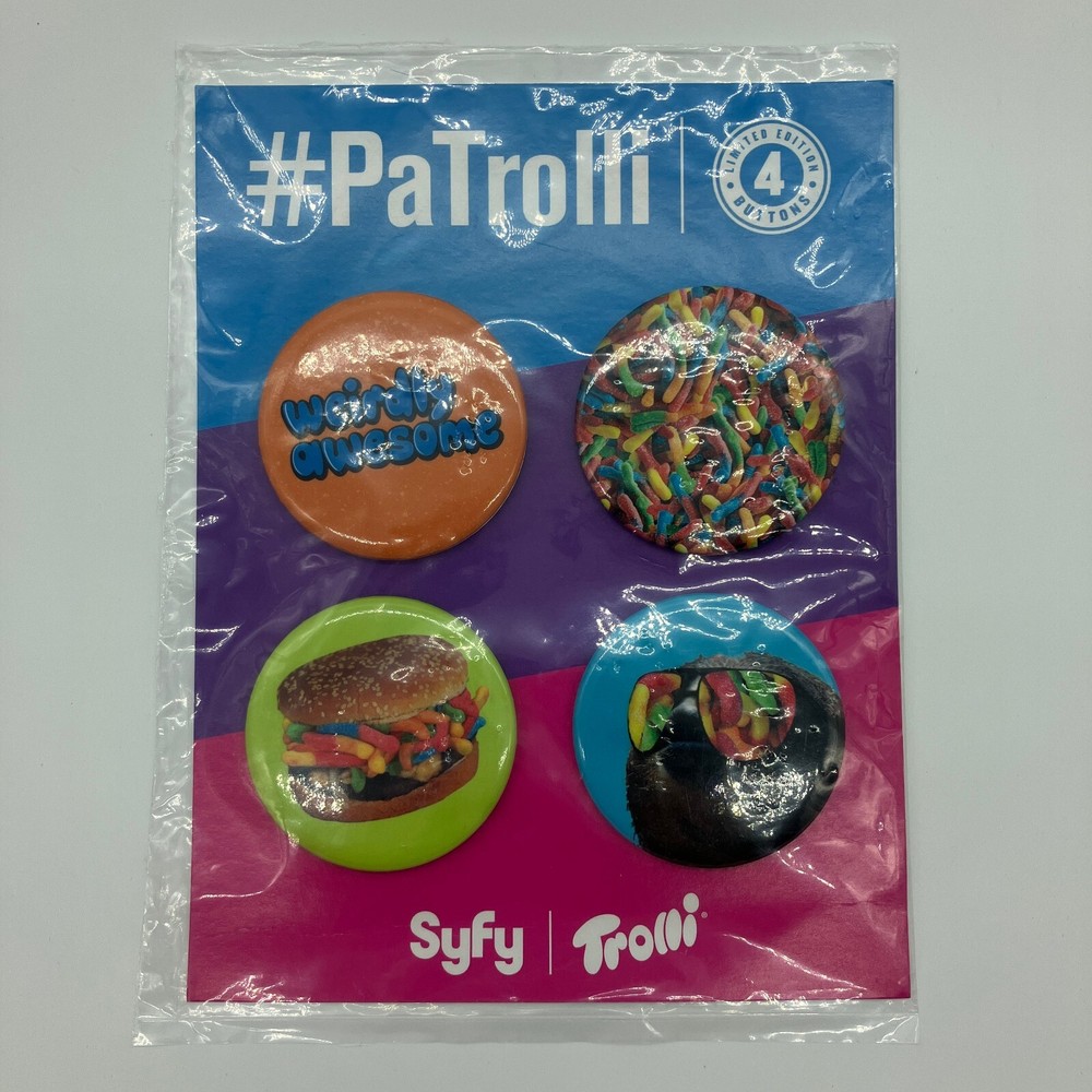 SDCC 2016 Exclusive Trolli Syfy Button Set