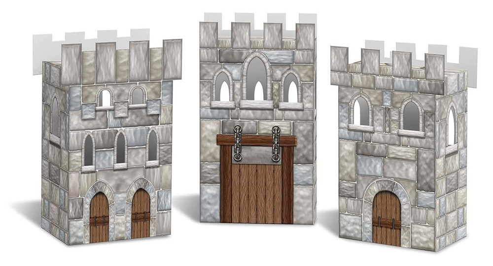 Beistle Castle Shaped Favor Boxes