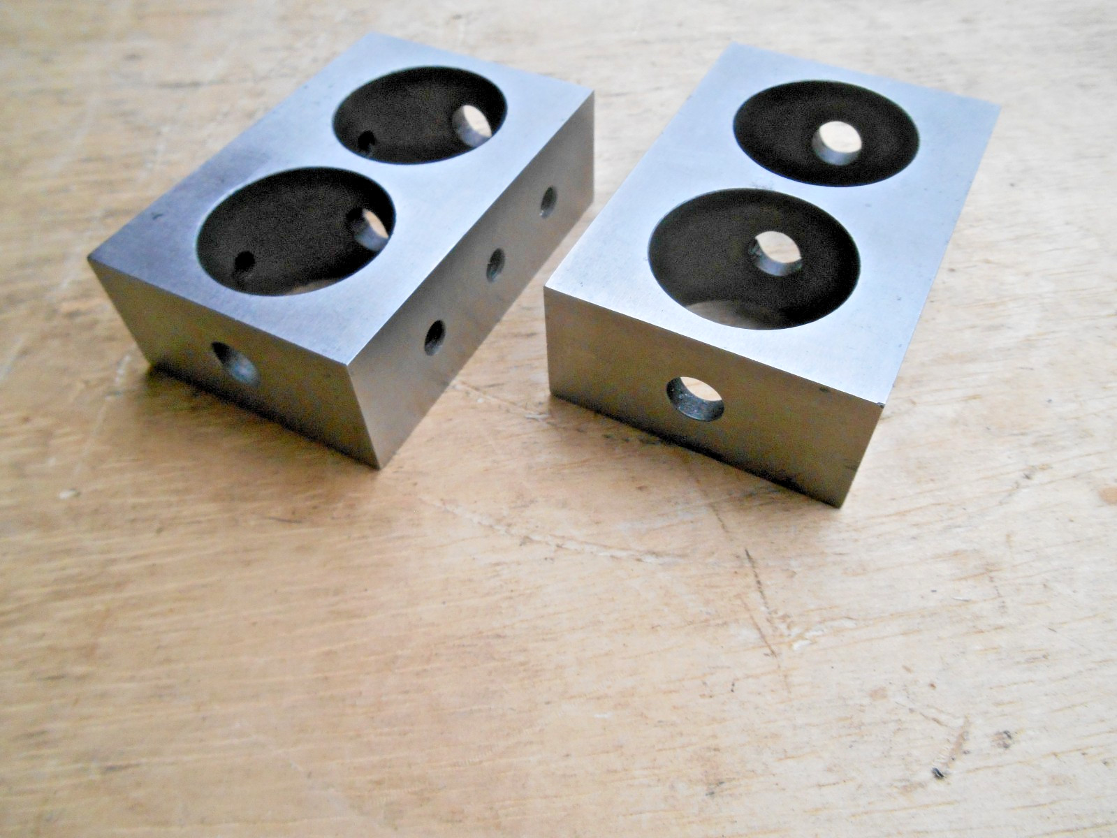 MACHINISTS 1-2-3 BLOCKS , NICELY MADE