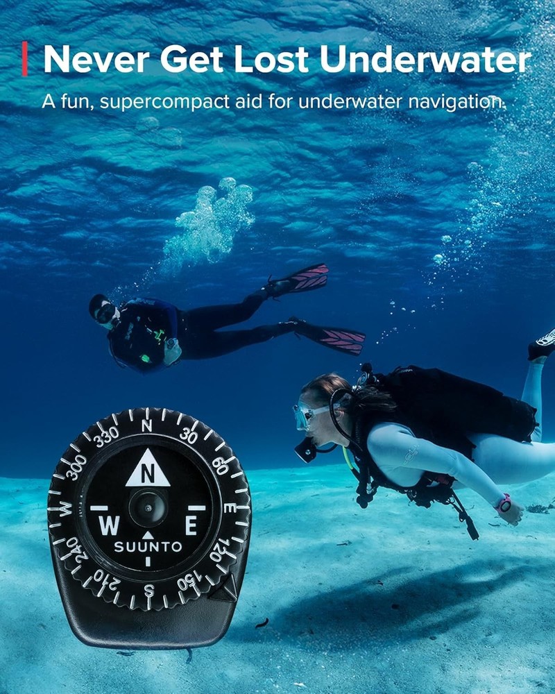 Authentic Northern Hemisphere Compass - Waterproof, Lightweight & Reliable