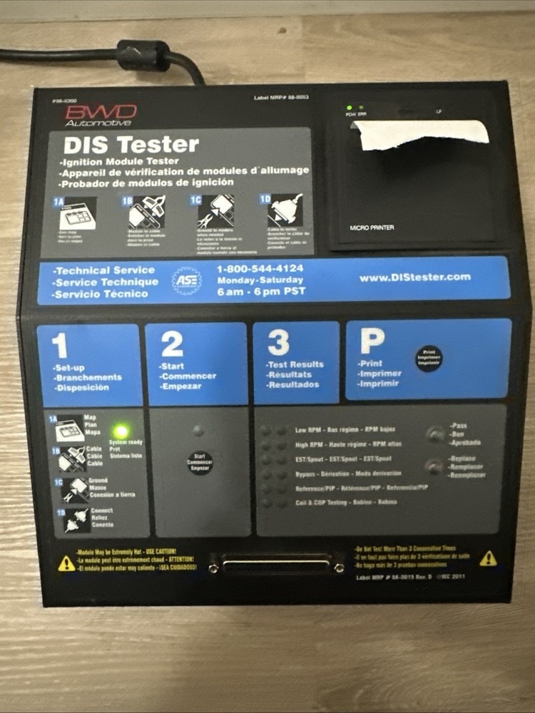 BWD DIS Ignition Module Tester IMT201 for DIS Modules With 32 Harnesses.