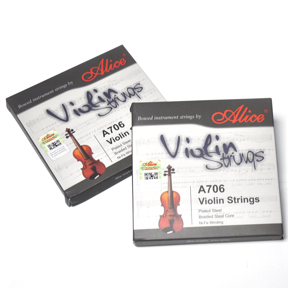 2 Sets of Alice A706 Professional Violin Strings 4-string Set E-1 A-2 D-3 G-4