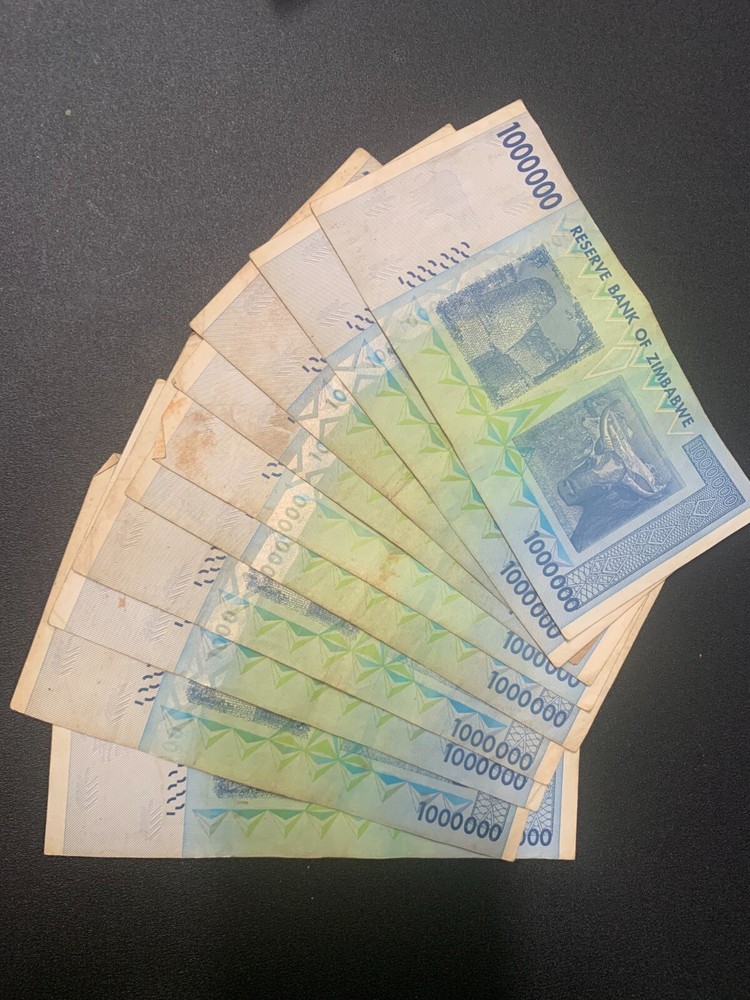 ZIMBABWE 1 MILLION DOLLARS, 2008, P-77 CIRCULATED NOTE