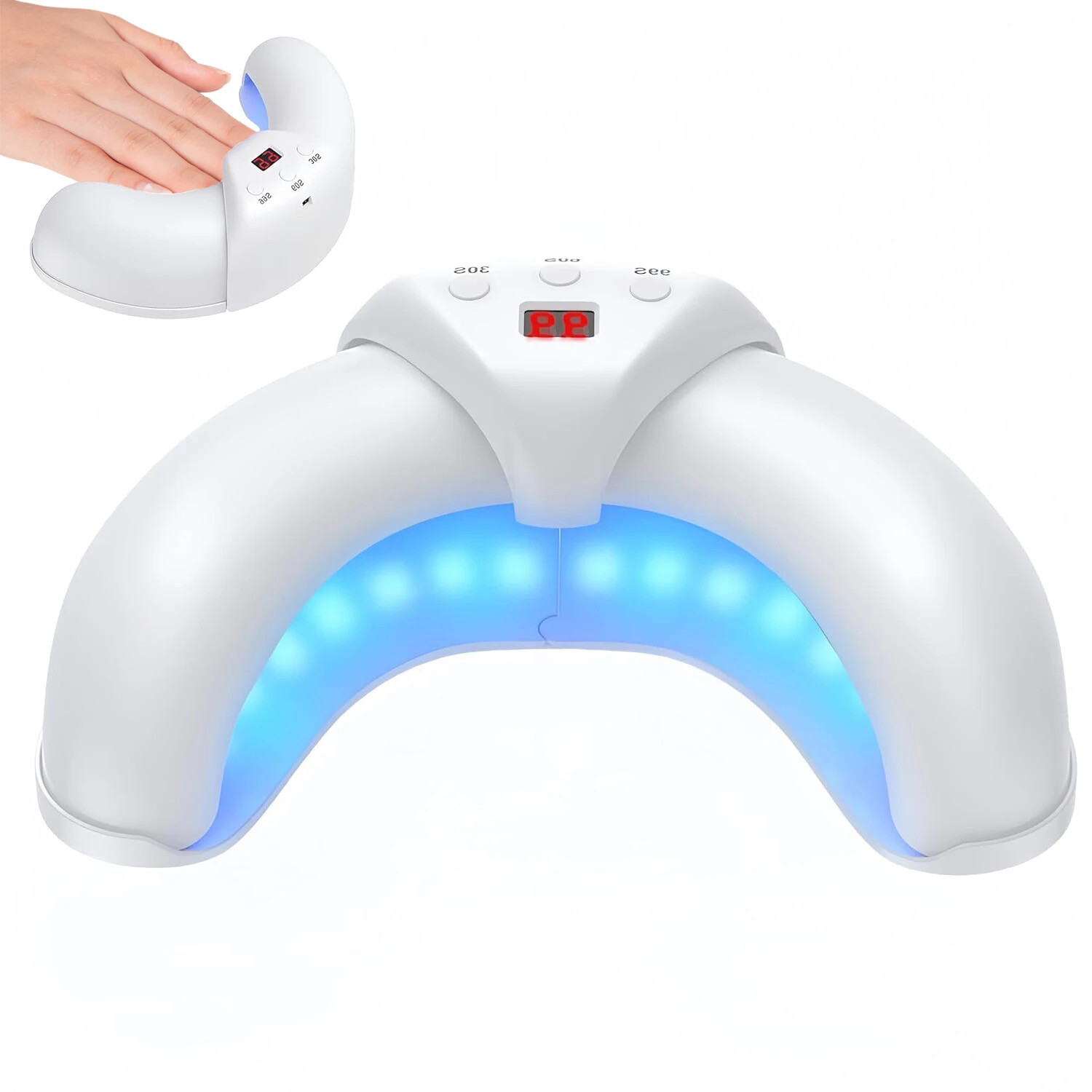 Nail Fungus Laser Nail Fungus Cleaning LED Light Device for Multiple Toenail US