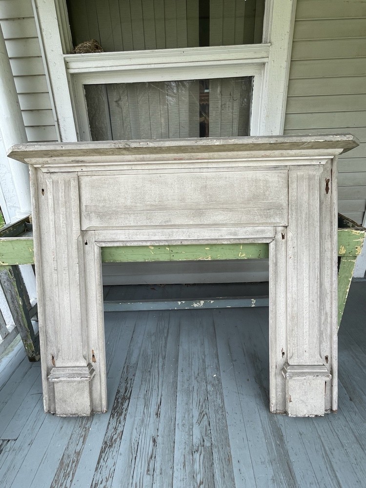 fireplace mantle