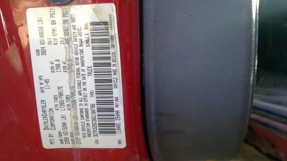 Engine ECM Electronic Control Module 5.7L Fits 06 DODGE 1500 PICKUP 3841115