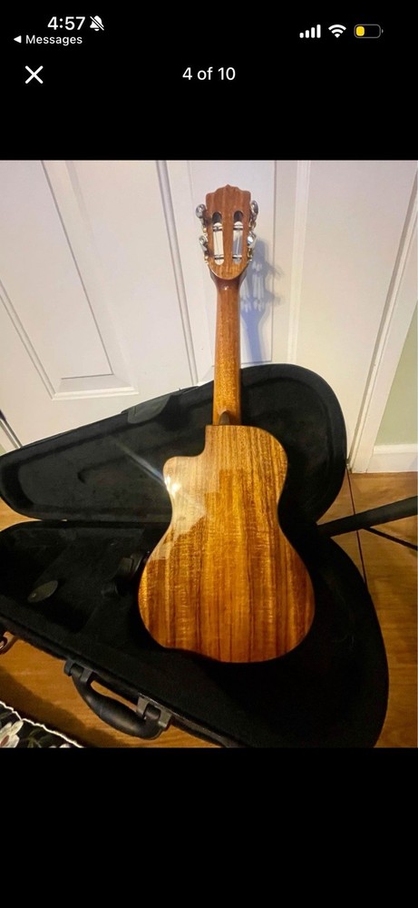 Luna Koa Acoustic-Electric Ukulele – Full Bundle