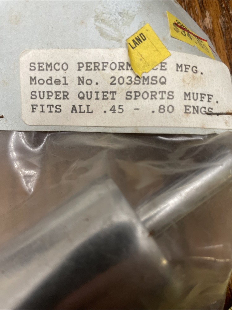 Semco 203smsq Muffler .45 - .80