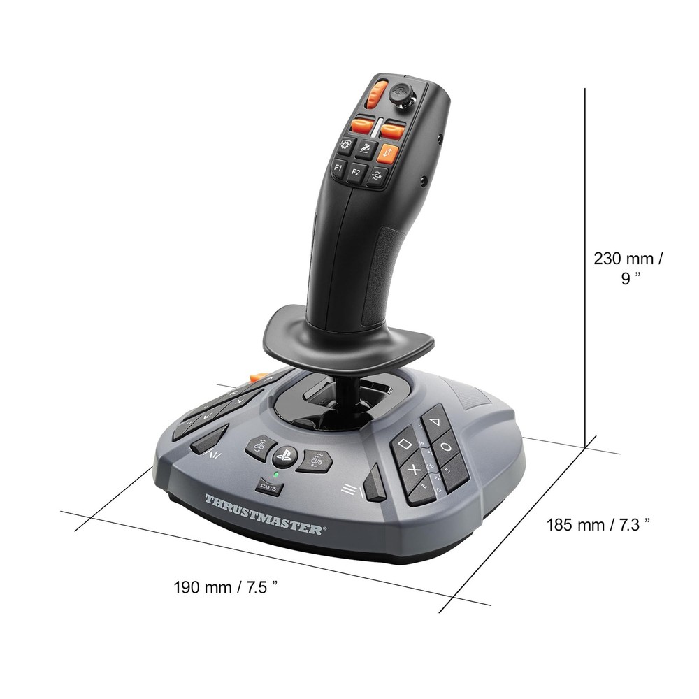 Thrustmaster SimTask FarmStick, Multifunctional Joystick for Farming Grey
