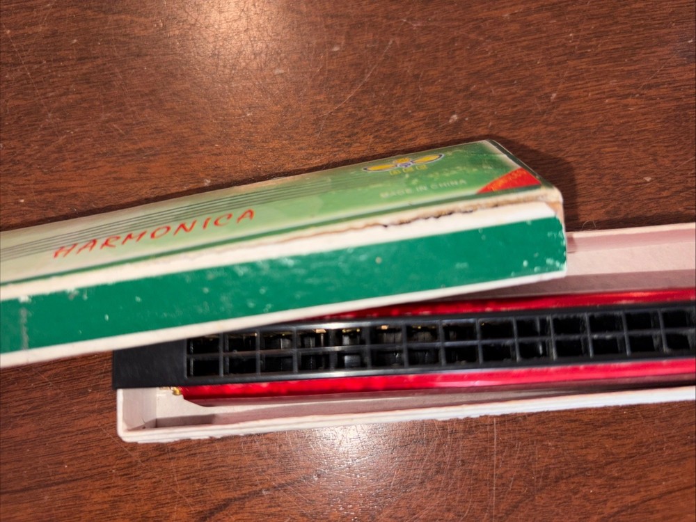 Bee Tremolo Harmonica. New With Box. 24 Hole