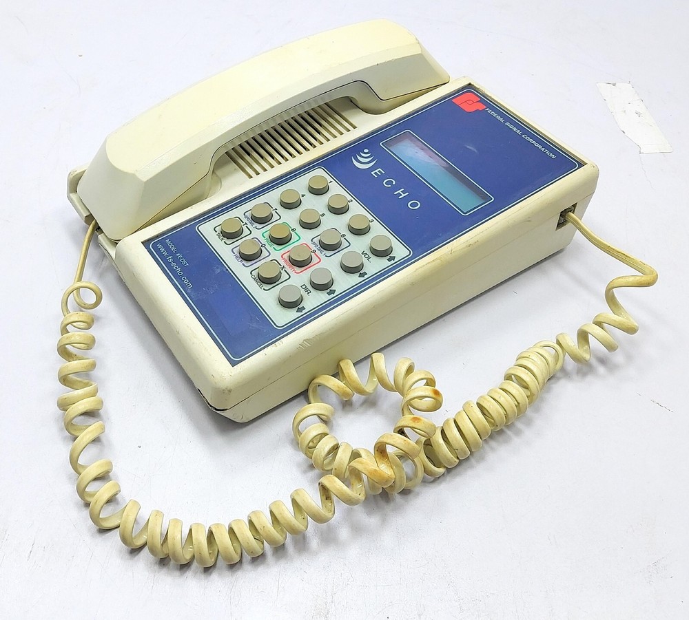 Federal Signal Corporation ECHO Wall Mount Intercom Stations E-DSM