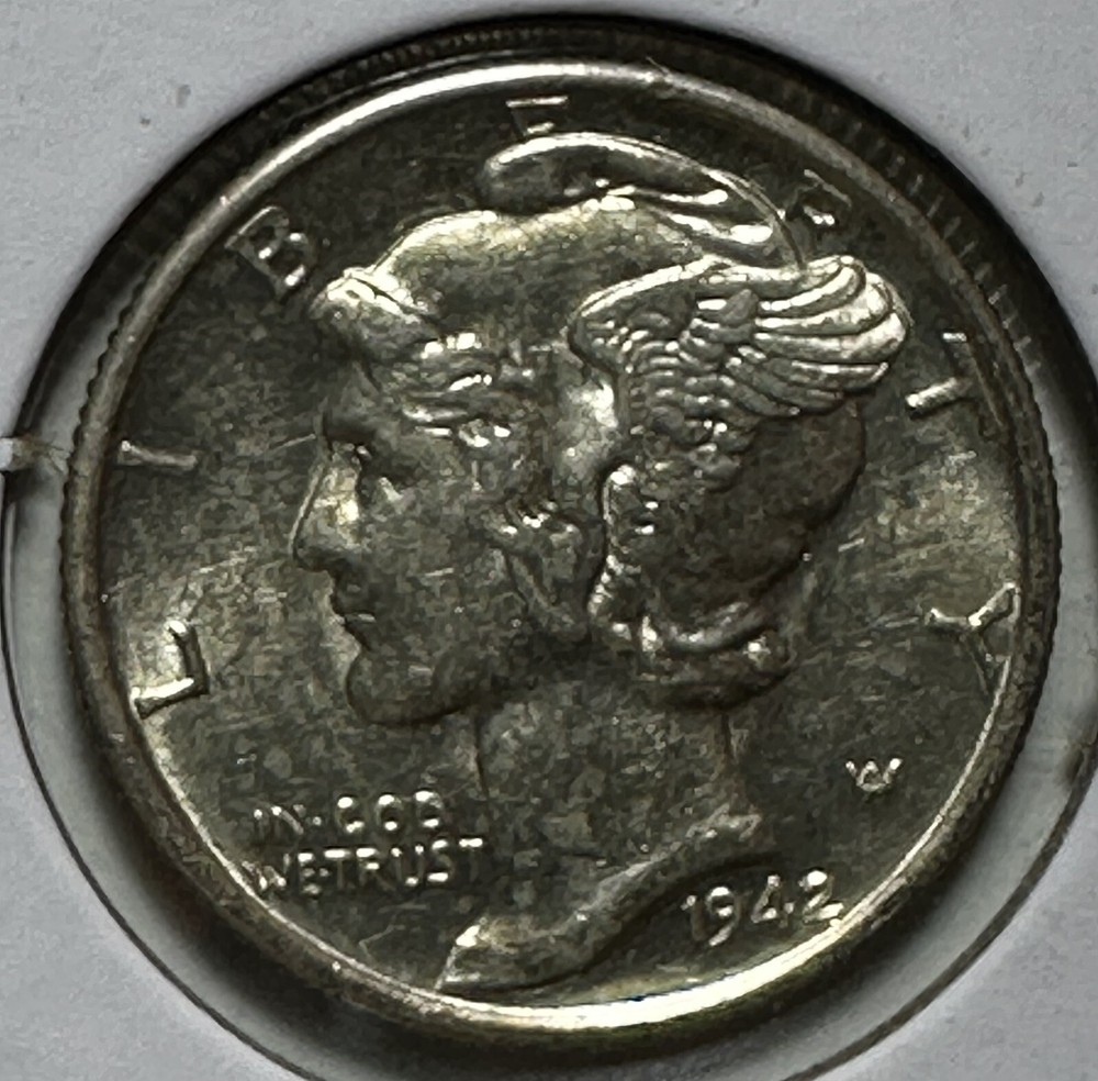1942-S Mercury Dime - (#12-16)
