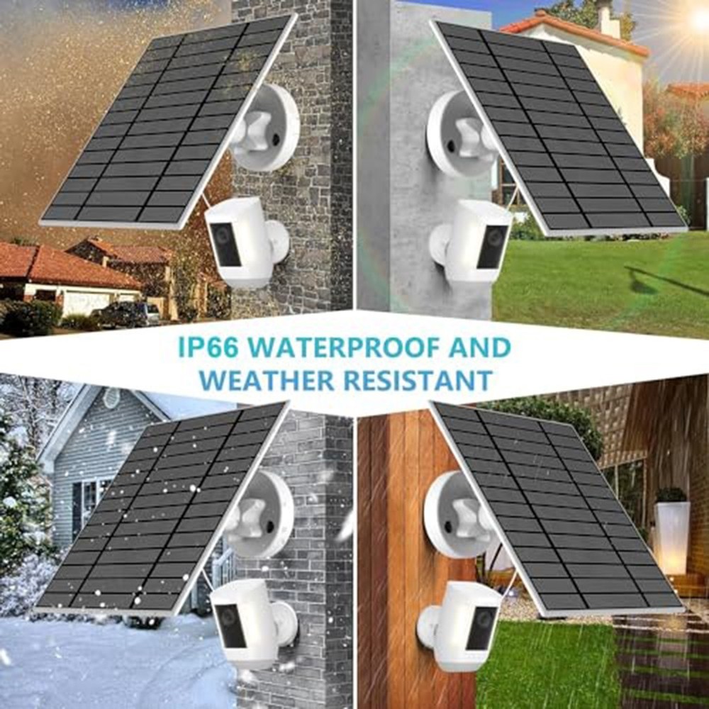 All Inclusive Package 10W Solar Panel with Charging Options for Easy Setup