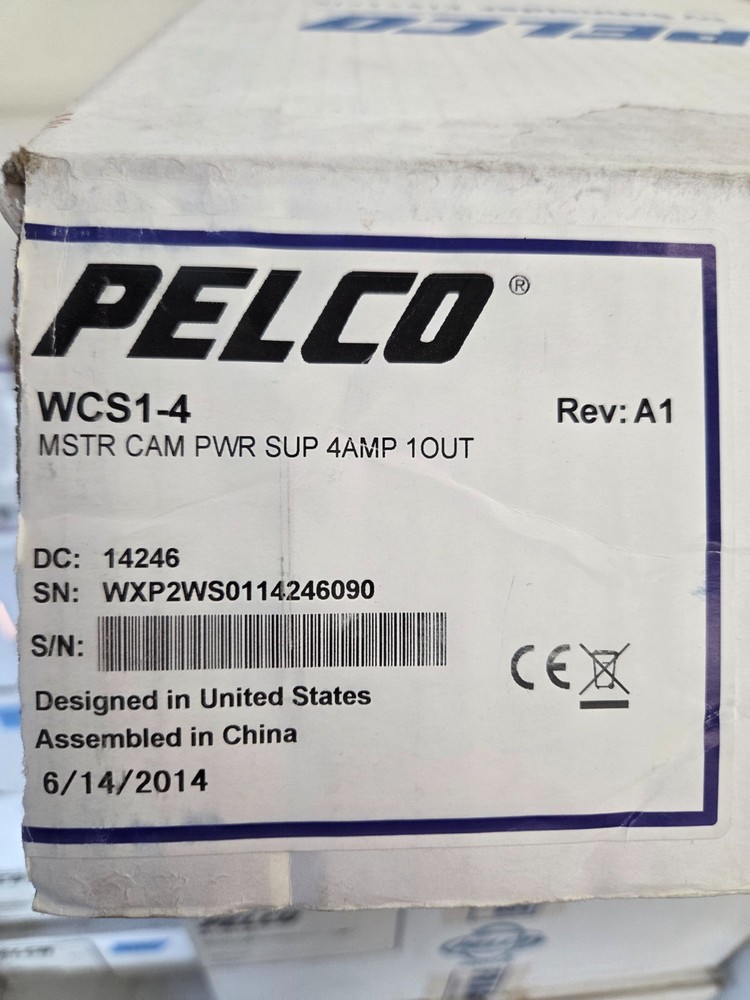Pelco WCS1-4 Master Camera Power Supply *OPEN BOX