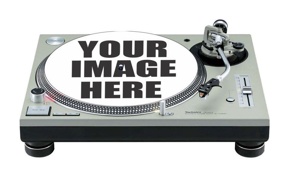 Custom Slipmat "Your Image Artwork Logo Here" for Technics or any DJ Turntable
