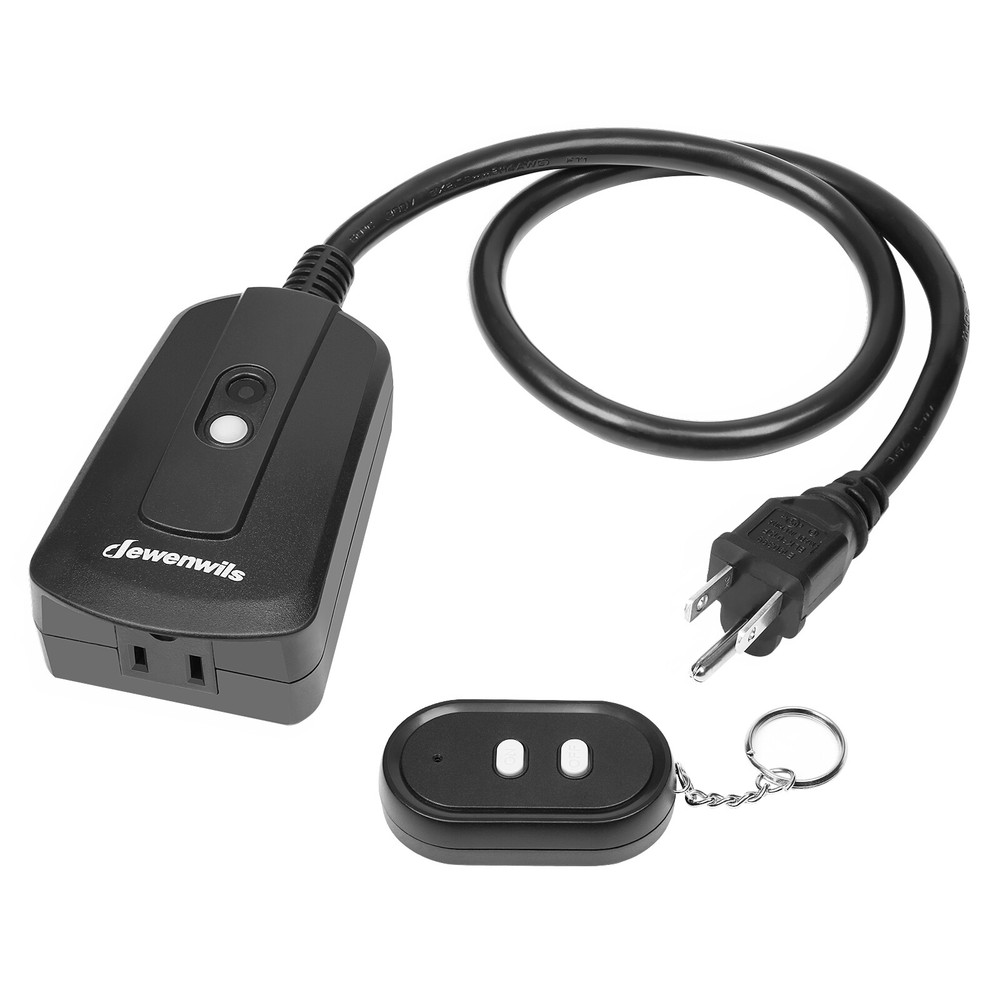 DEWENWILS Remote Control Outlet Wireless Remote Controlled Light Switch Plug