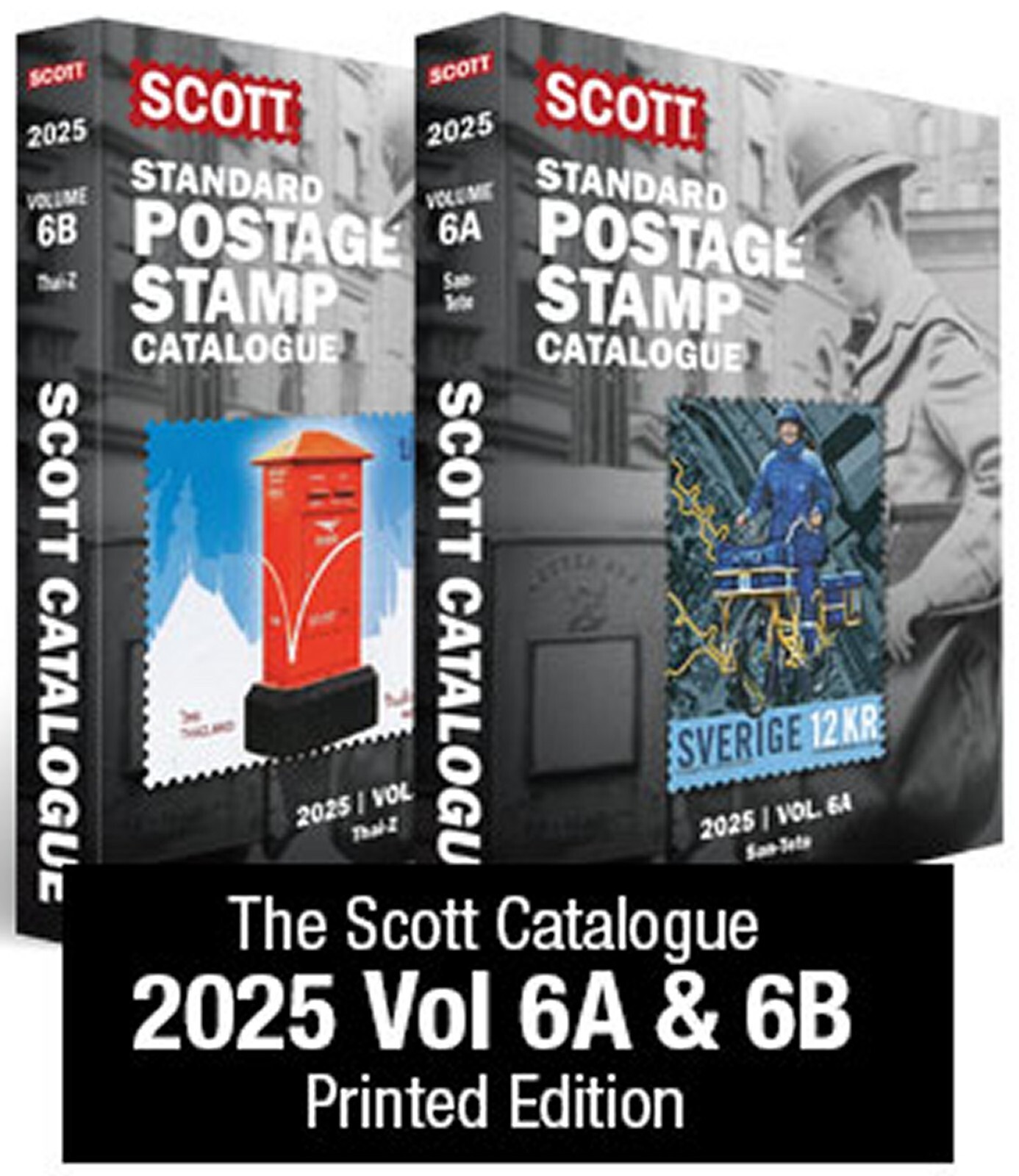 Scott Stamp Catalog 2025 Volume 6A & 6B - COUNTRIES SAN MARINO-Z  Reference Book