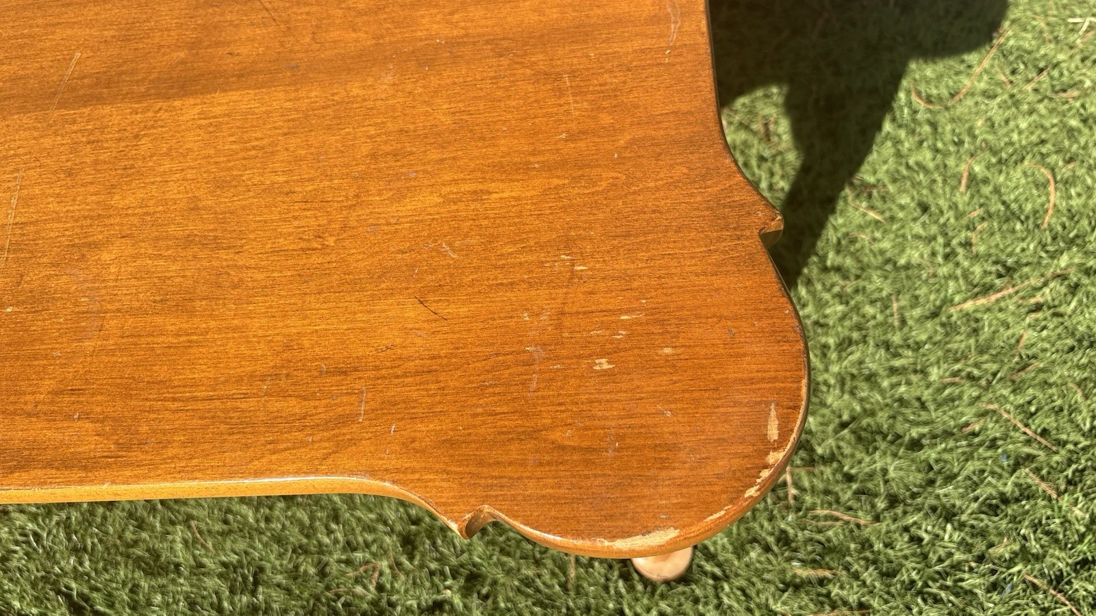 Vintage Mid Century Maple 1776 Porringer Country French Ethan Allen Coffee Table