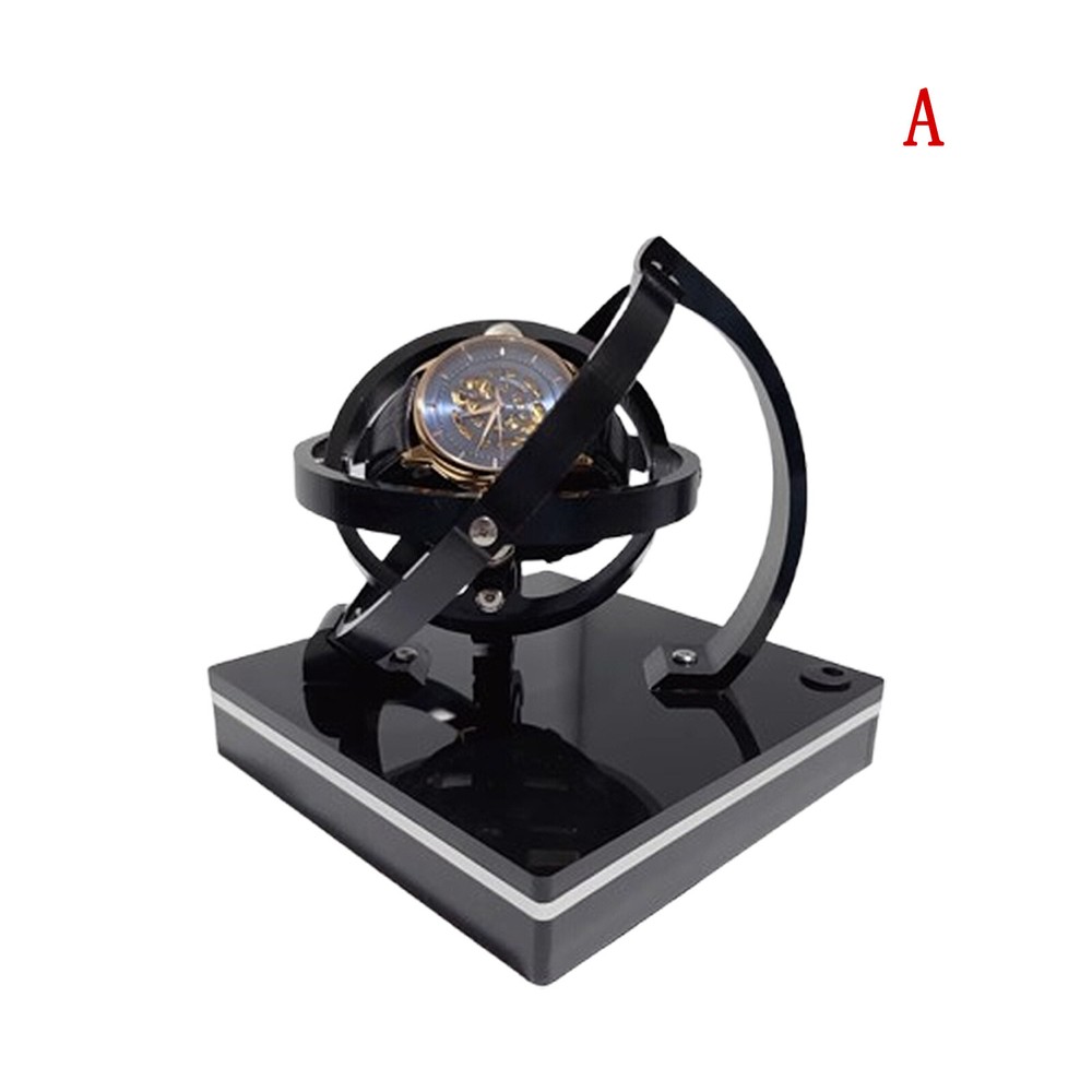 Automatic Rotation Single Watch Winder Box Leather Storage Display Case Box Gift
