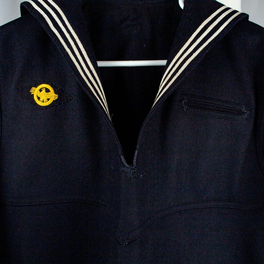 Vintage U.S. Navy Sailor Uniform Wool Men Coat Jacket Size S