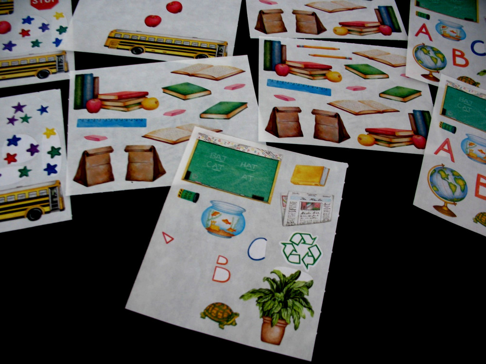 Scrapbooking Creative Memories School Stickers