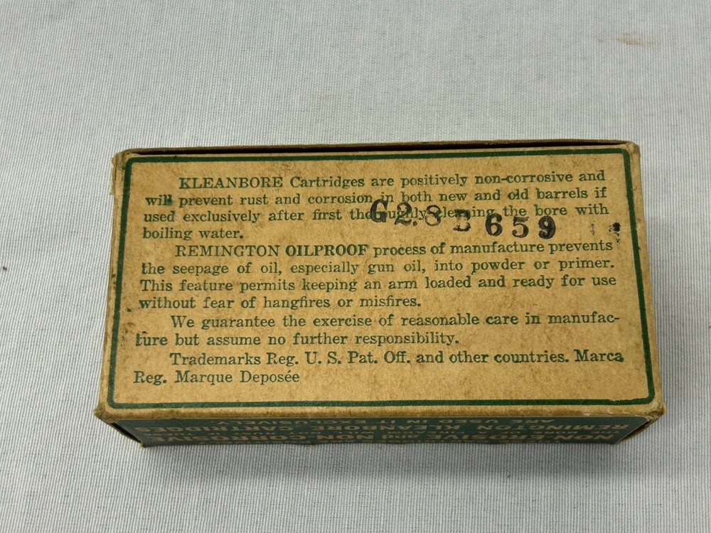 Vintage Kleanbore .45 Caliber Empty Ammo Box