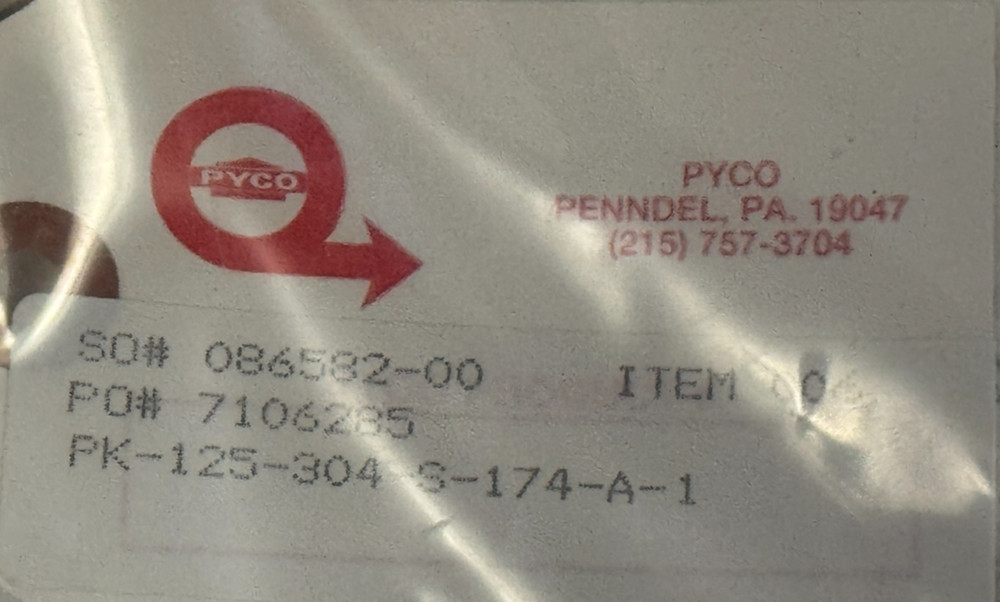 SEALED Pyco 086582-00 Thermocouple