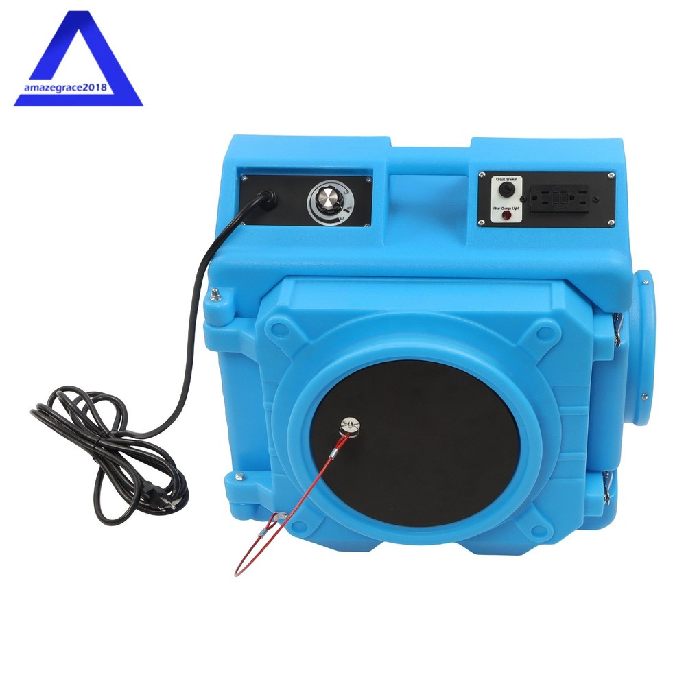Air Scrubber with 3-Stage Filtration Stackable Negative Air Machine 550 CFM