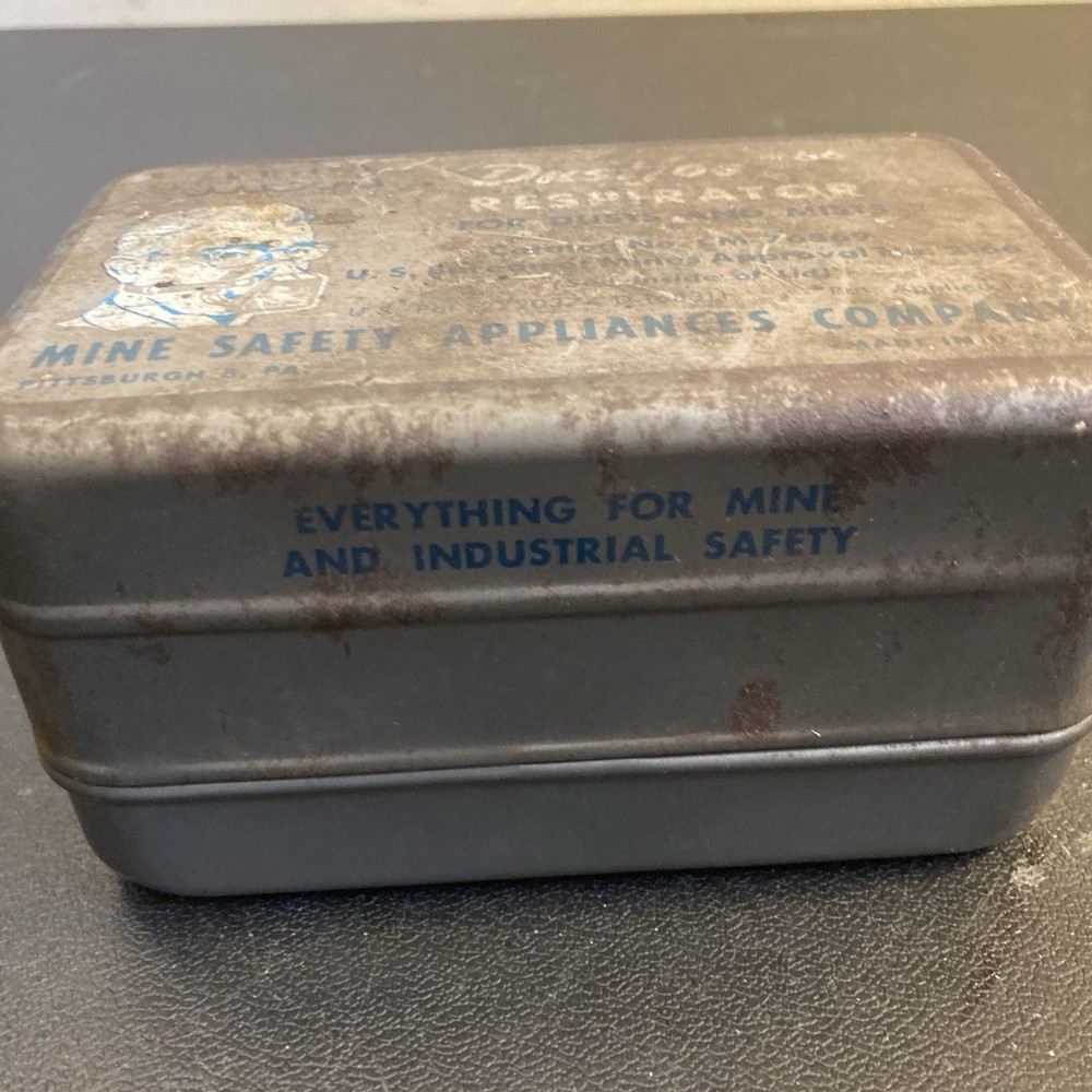 Dustfoe Mining Tin 66 Vtg Pittsburgh