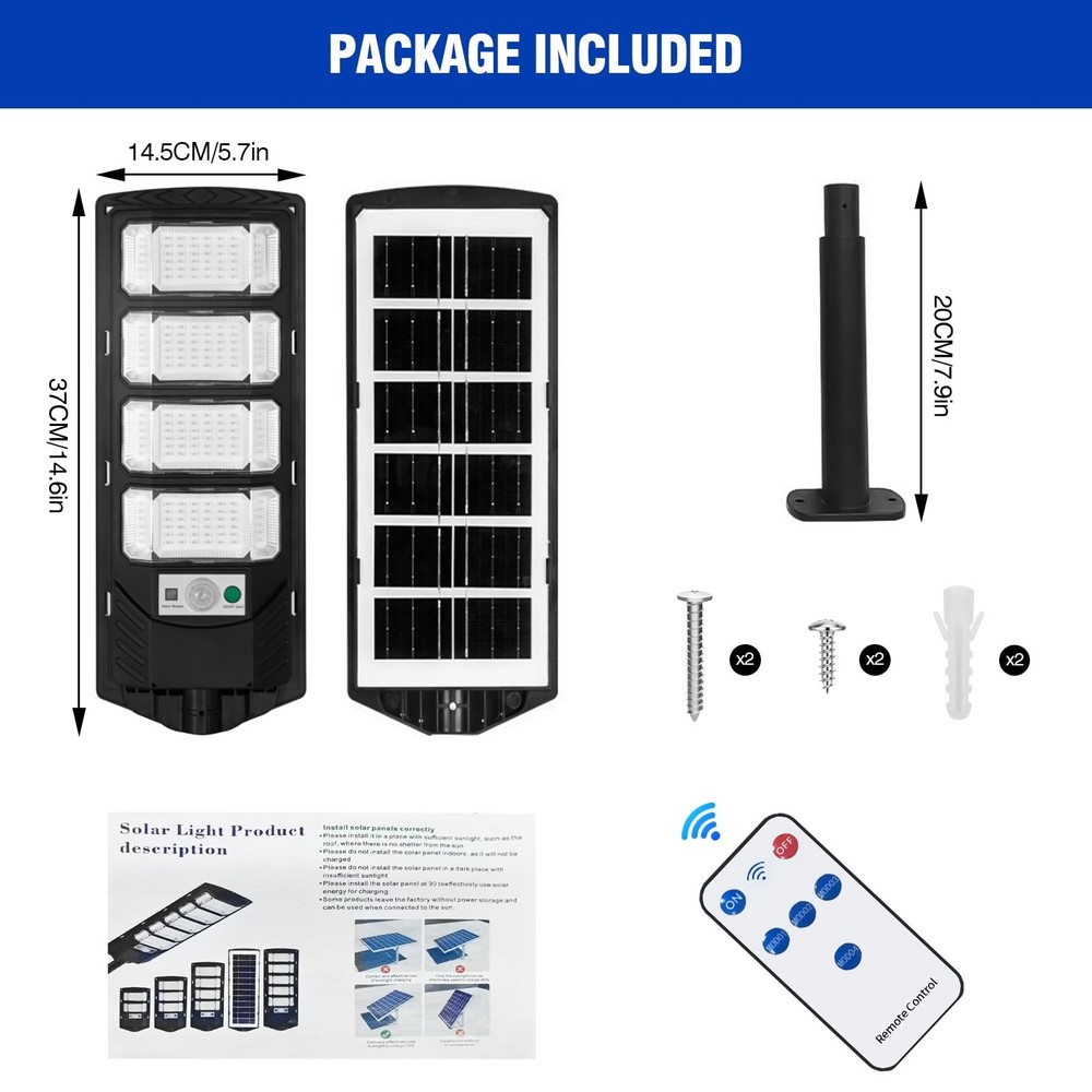 Hog Light 12000LM Solar Green with Remote Motion Sensor Waterproof 1 Pack